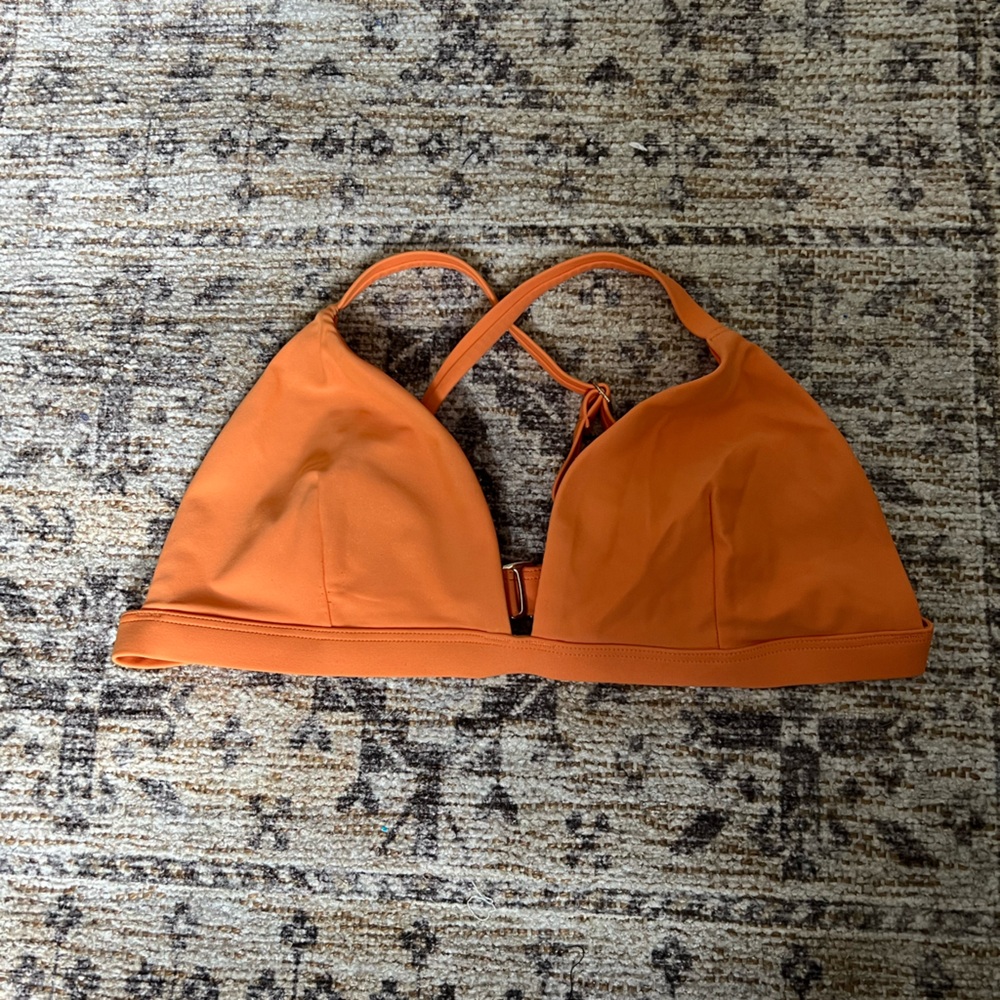 Orange bikini top